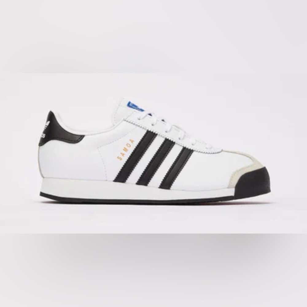Adidas Kids' Samoa White and Black Sneakers